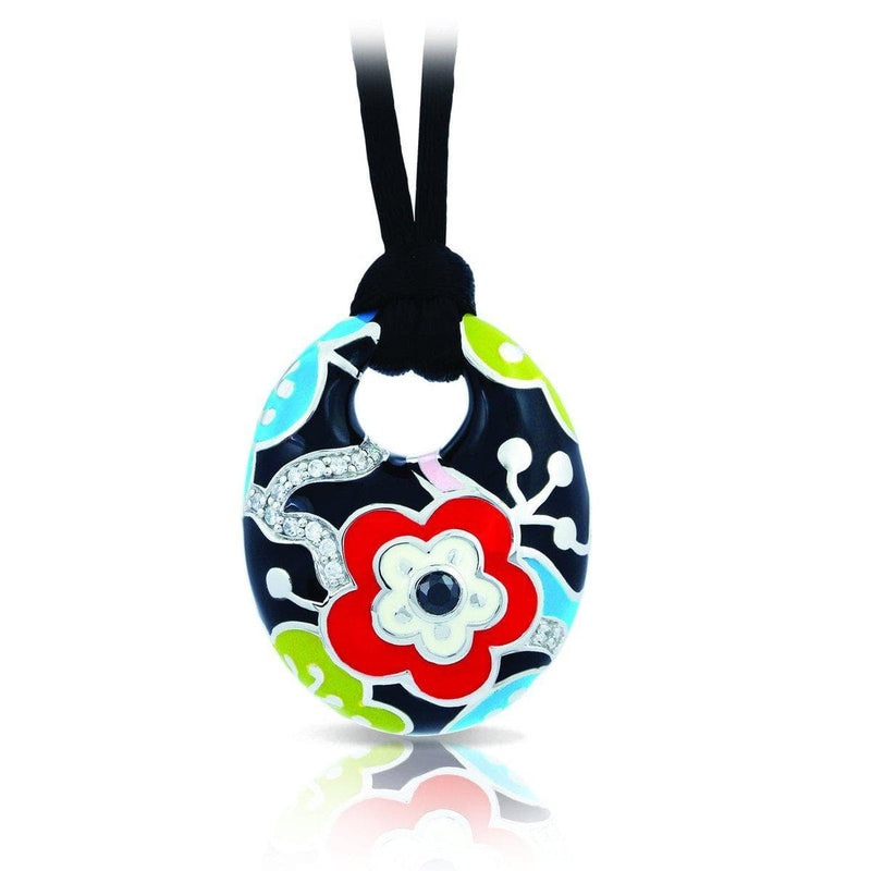 Cherry Blossom Red Pendant-Belle Etoile-Renee Taylor Gallery