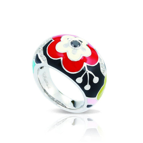 Cherry Blossom Red Ring-Belle Etoile-Renee Taylor Gallery