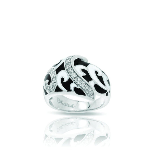 Contessa Black Ring-Belle Etoile-Renee Taylor Gallery