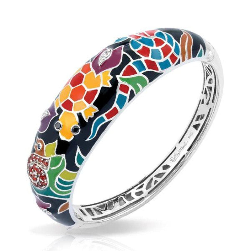 Galapagos Black Bangle-Belle Etoile-Renee Taylor Gallery