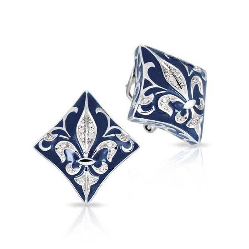 Josephine Blue Earrings-Belle Etoile-Renee Taylor Gallery