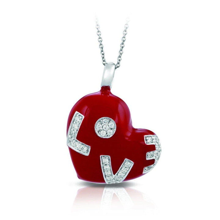 Love Red Pendant-Belle Etoile-Renee Taylor Gallery