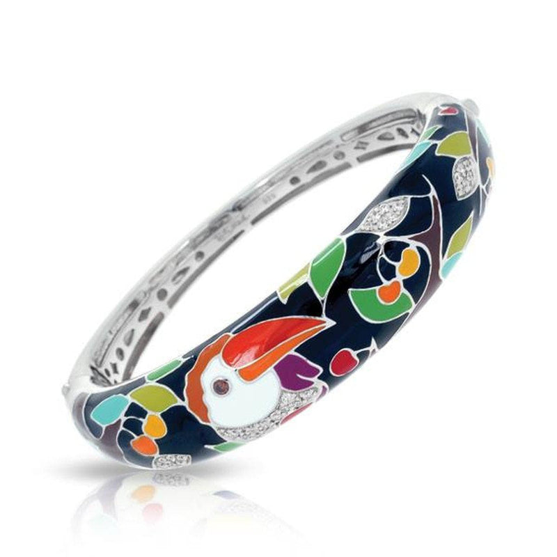 Love Toucan Black Bangle-Belle Etoile-Renee Taylor Gallery