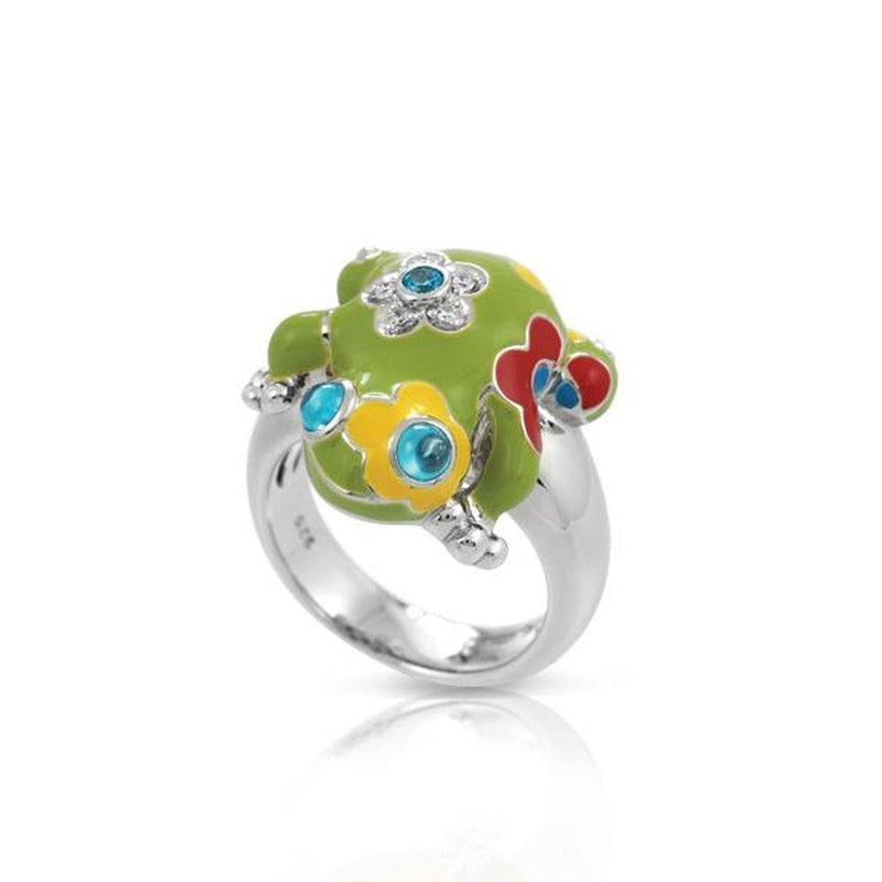 Lucky Frog Green Ring-Belle Etoile-Renee Taylor Gallery