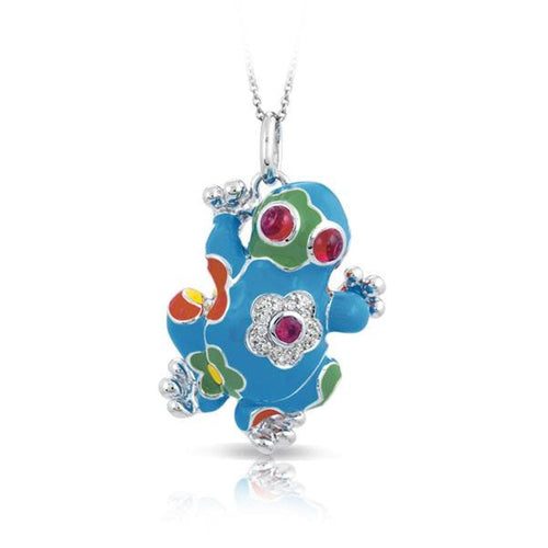 Lucky Frog Turquoise Pendant-Belle Etoile-Renee Taylor Gallery