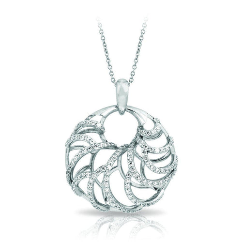 Monaco White Pendant-Belle Etoile-Renee Taylor Gallery