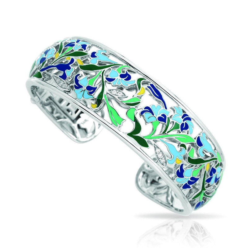 Morning Glory Blue Bangle-Belle Etoile-Renee Taylor Gallery