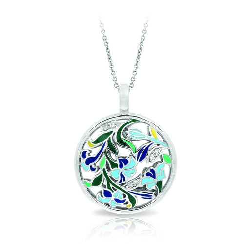 Morning Glory Blue Pendant-Belle Etoile-Renee Taylor Gallery