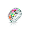 Morning Glory Pink Ring-Belle Etoile-Renee Taylor Gallery