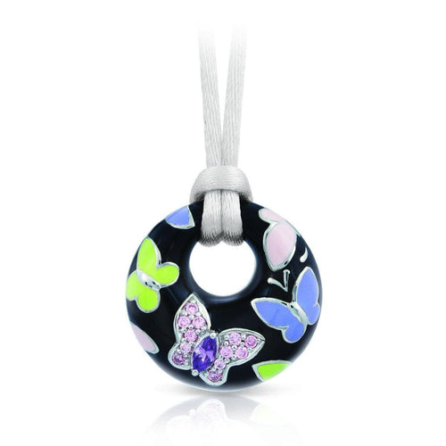 Papillon Black Pendant-Belle Etoile-Renee Taylor Gallery