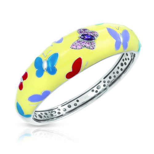 Papillon Yellow Bangle-Belle Etoile-Renee Taylor Gallery