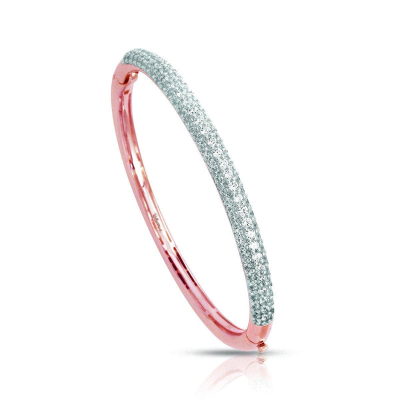 Pave Rose Bangle-Belle Etoile-Renee Taylor Gallery