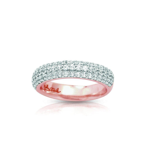 Pave Rose Ring-Belle Etoile-Renee Taylor Gallery
