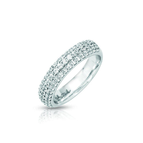 Pave White Ring-Belle Etoile-Renee Taylor Gallery