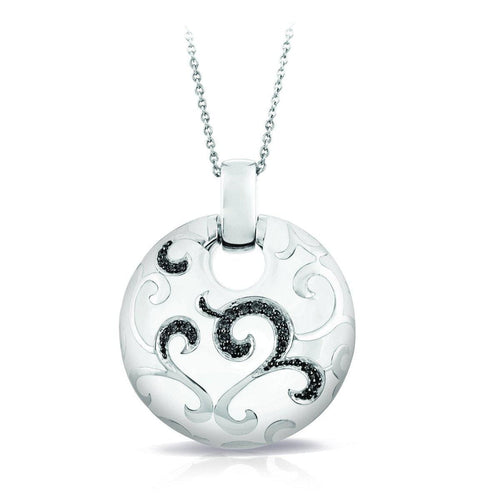 Royale White and Black Pendant-Belle Etoile-Renee Taylor Gallery
