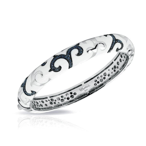Royale White and Black Bangle-Belle Etoile-Renee Taylor Gallery