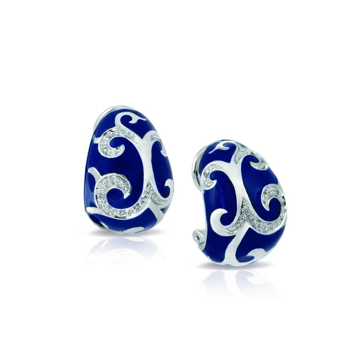 Belle blue online earrings