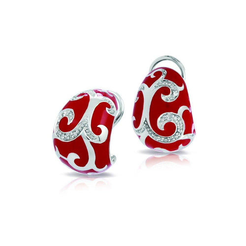 Royale Red Earrings-Belle Etoile-Renee Taylor Gallery