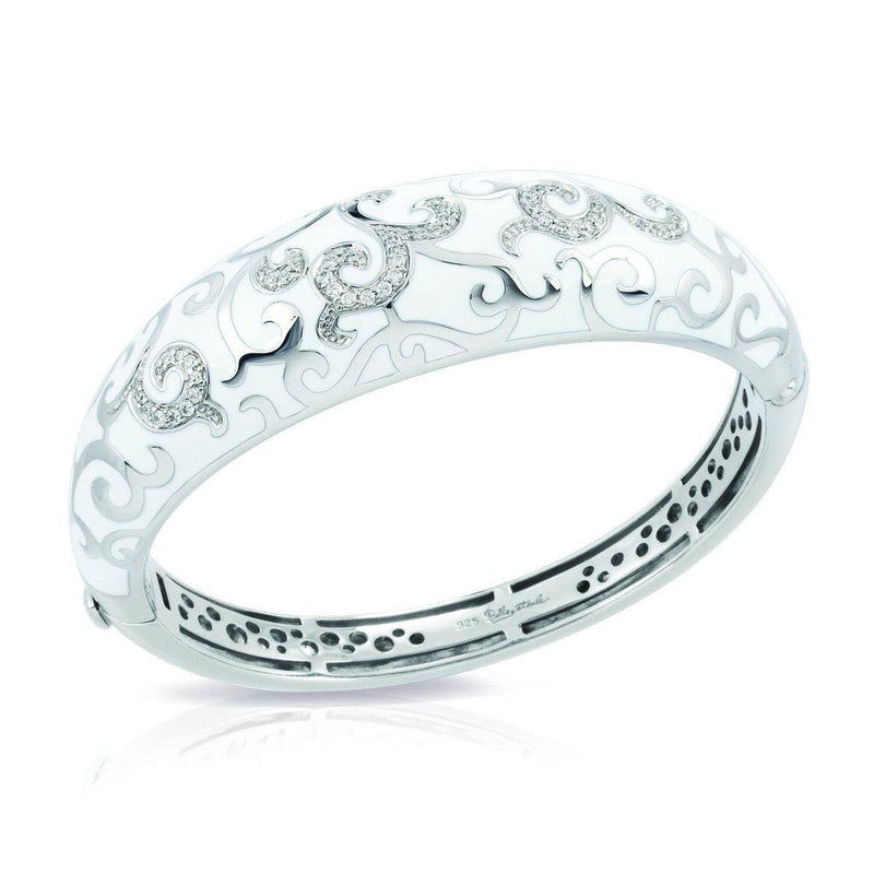 Royale White Bangle-Belle Etoile-Renee Taylor Gallery
