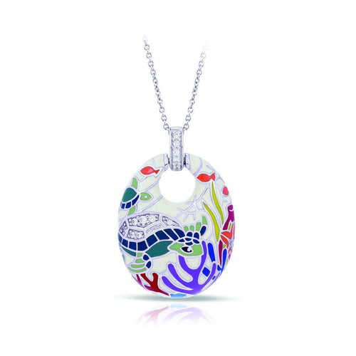 Sea Turtle Ivory Pendant-Belle Etoile-Renee Taylor Gallery