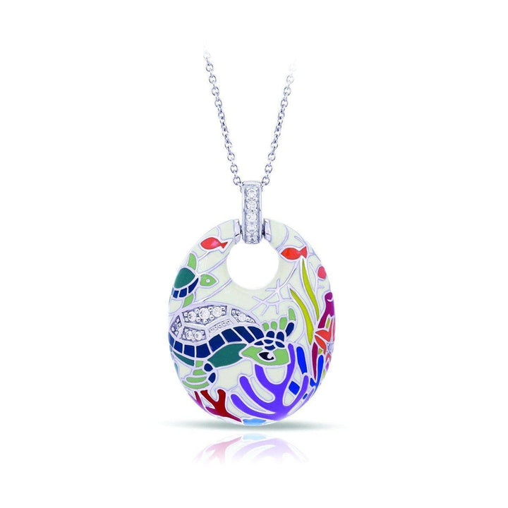 Sea Turtle Ivory Pendant-Belle Etoile-Renee Taylor Gallery