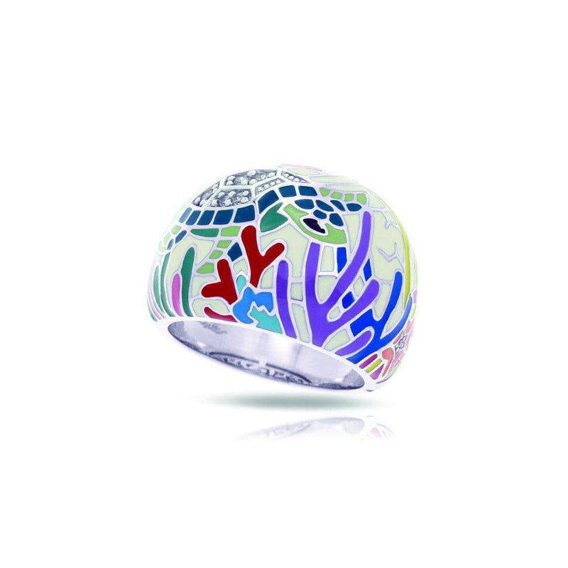 Sea Turtle Ivory Ring-Belle Etoile-Renee Taylor Gallery