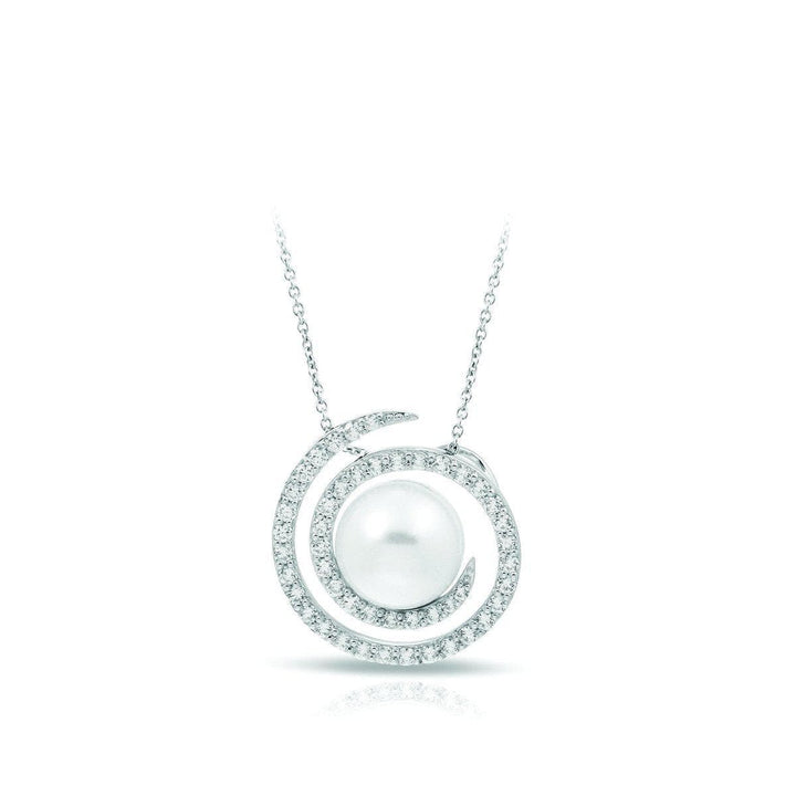 Thea White Pendant-Belle Etoile-Renee Taylor Gallery
