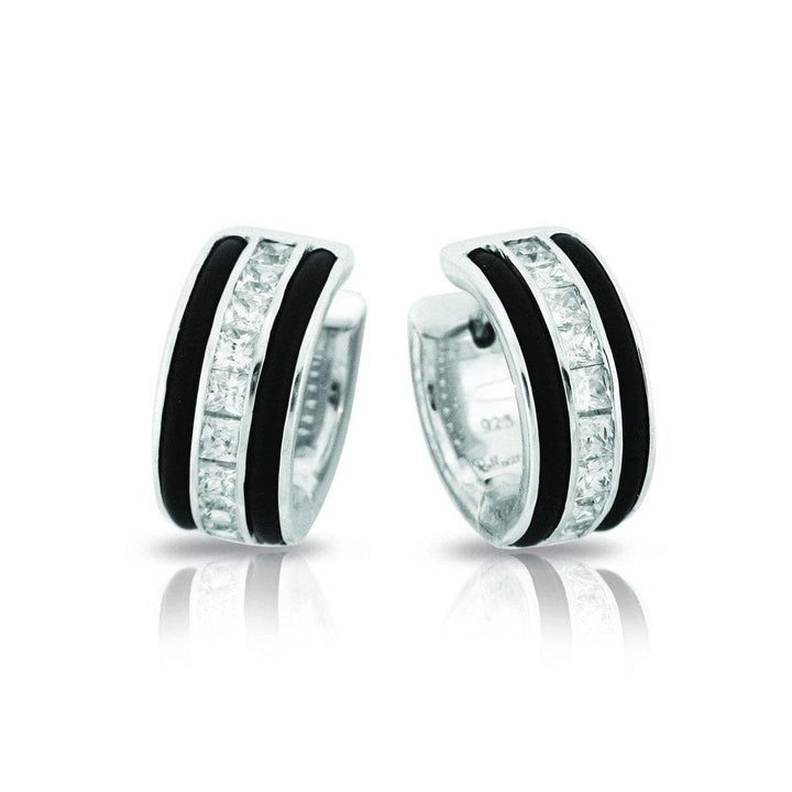 Velocity Black Earrings-Belle Etoile-Renee Taylor Gallery