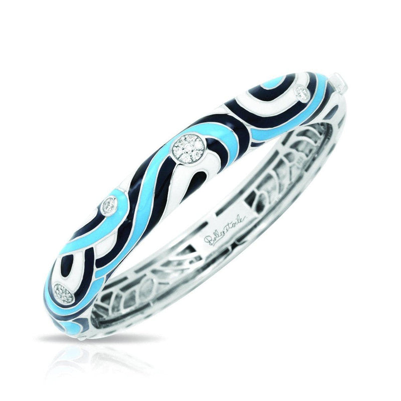 Vortice Black and Blue Bangle-Belle Etoile-Renee Taylor Gallery