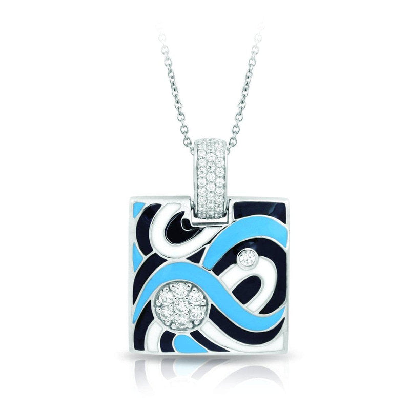 Vortice Black and Blue Pendant-Belle Etoile-Renee Taylor Gallery