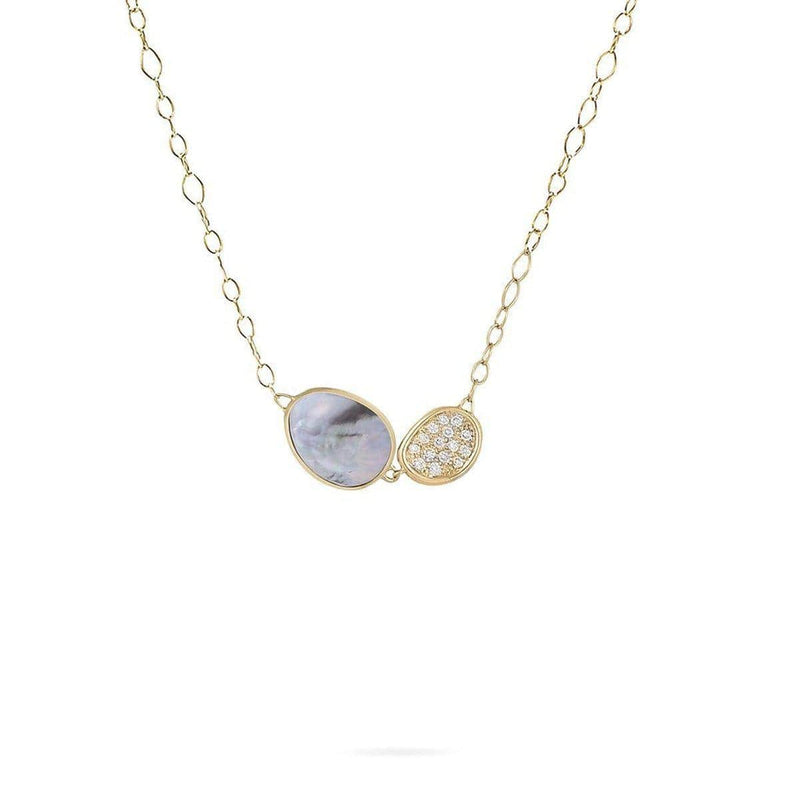 18K Lunaria Necklace - CB1965 B MPB Y 16.5"-Marco Bicego-Renee Taylor Gallery