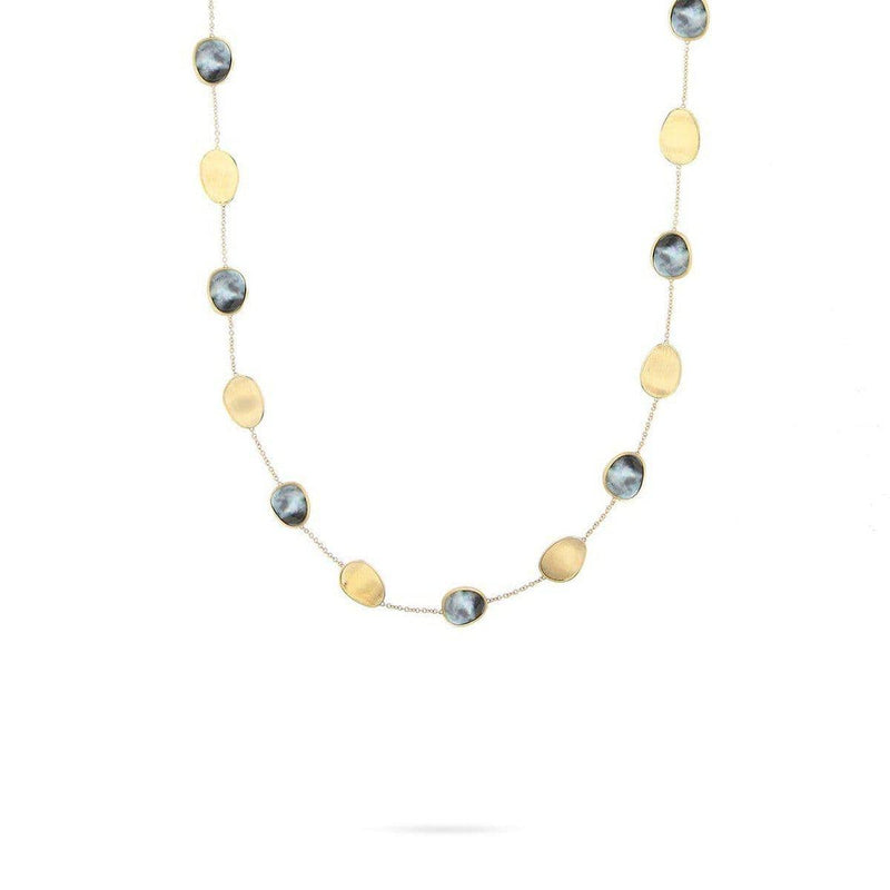 18K Lunaria Necklace - CB2099 MPB Y 17"-Marco Bicego-Renee Taylor Gallery