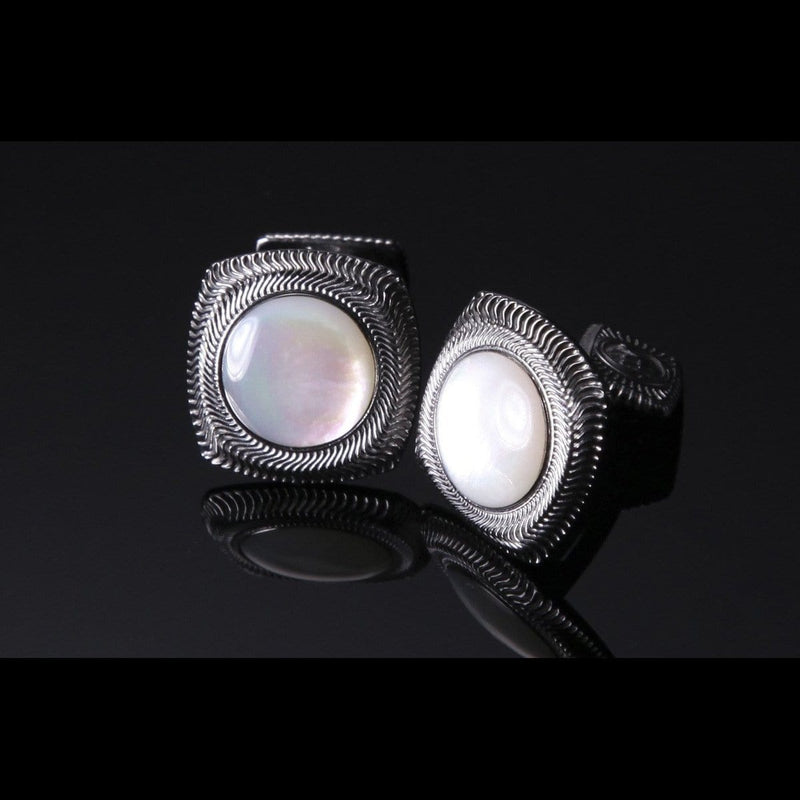 Men's CL1-3 Pearl Cufflinks - CL1-3-William Henry-Renee Taylor Gallery