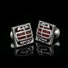 Men's Mask Cufflinks - CL CARN-William Henry-Renee Taylor Gallery