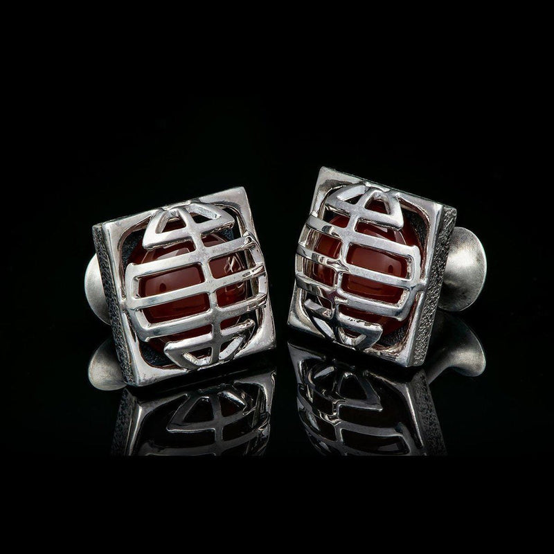Men's Mask Cufflinks - CL CARN-William Henry-Renee Taylor Gallery