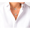 Sterling Silver Plated Necklace - N0058 MET00-CXC-Renee Taylor Gallery