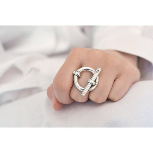 Sterling Silver Plated Ring - R0029 MET-CXC-Renee Taylor Gallery