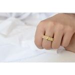 Gold Plated Ring - R0030 ORO-CXC-Renee Taylor Gallery