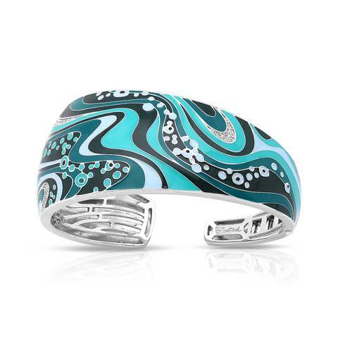 Calypso Teal Bangle-Belle Etoile-Renee Taylor Gallery