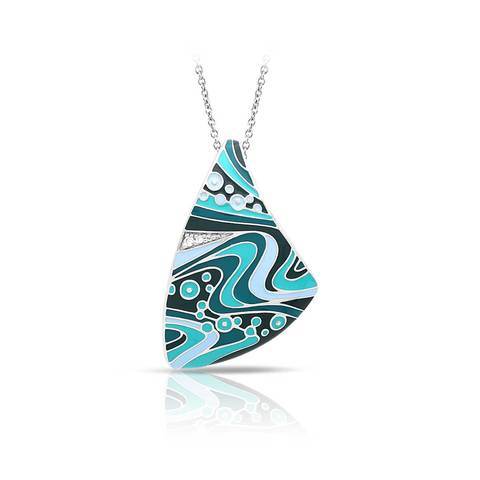 Calypso Teal Pendant-Belle Etoile-Renee Taylor Gallery