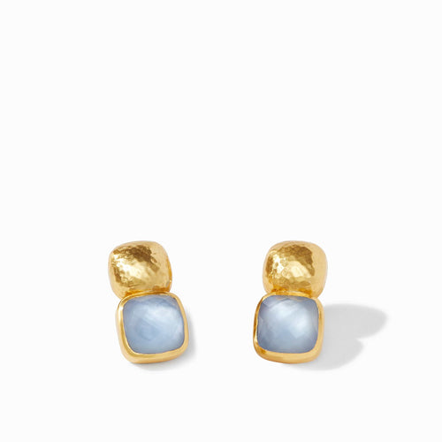 Catalina Earrings - Iridescent Chalcedony Blue-Julie Vos-Renee Taylor Gallery