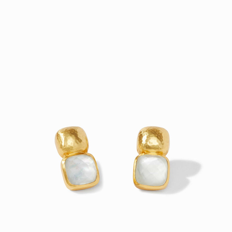Catalina Earrings - Iridescent Clear Crystal-Julie Vos-Renee Taylor Gallery