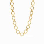 Catalina Small Link Gold Pearl Necklace - N309GPL00-Julie Vos-Renee Taylor Gallery