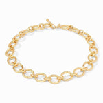 Catalina Small Link Gold Pearl Necklace - N309GPL00-Julie Vos-Renee Taylor Gallery