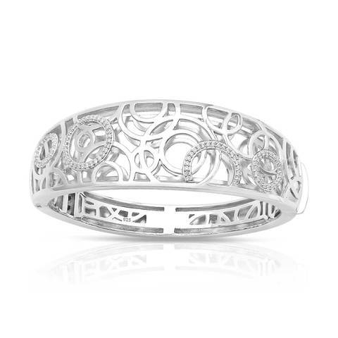 Celestia Silver Bangle-Belle Etoile-Renee Taylor Gallery