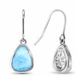 Cheyenne Earrings - Echey00-00-Marahlago Larimar-Renee Taylor Gallery