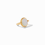 Coin Revolving Gold Mother of Pearl Ring - R146GMPL-Julie Vos-Renee Taylor Gallery