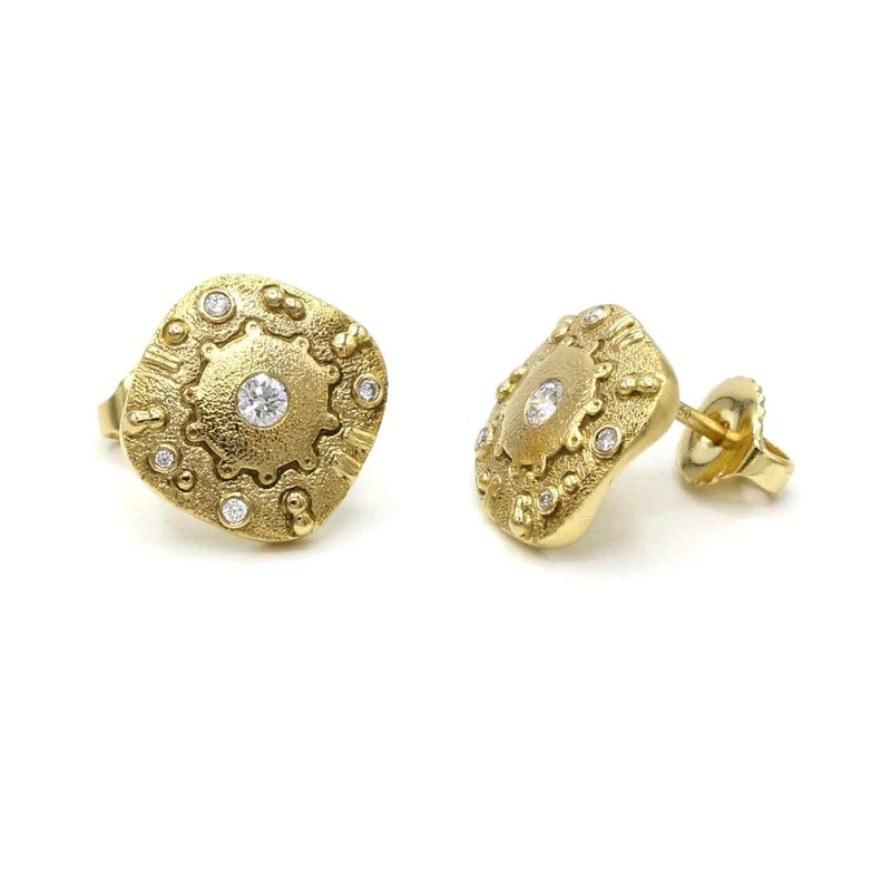 18K Submarine Diamond Stud Earrings - E-166DD-Alex Sepkus-Renee Taylor Gallery