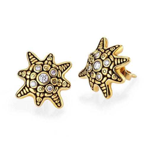 18K Star Diamond Stud Earrings - E-173D-Alex Sepkus-Renee Taylor Gallery