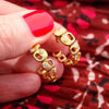 18K Totem Diamond Earrings - E-222-Alex Sepkus-Renee Taylor Gallery